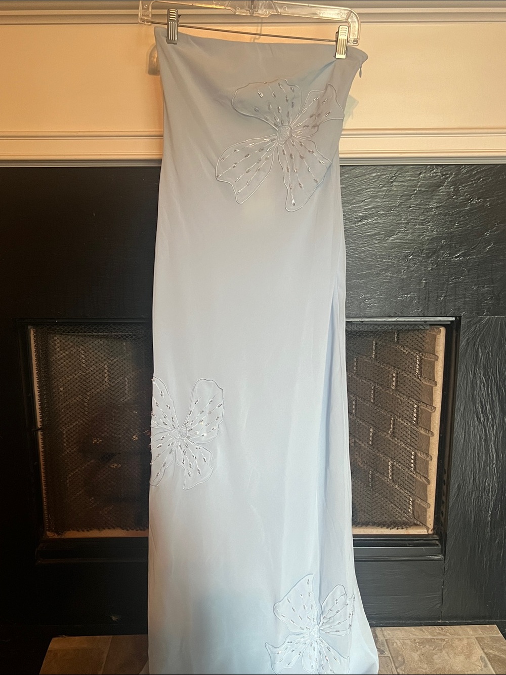 Peppermayo Sassafras Beaded Flower Strapless Dress Size 2